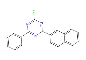 2-chloro-4 - (naphthyl-2-yl) - 6-phenyl-1,3,5-triazine