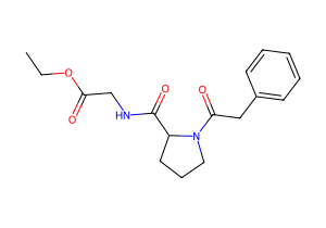 ethyl 2-[[(2S)-1-(2-phenylacetyl)pyrrolidine-2-carbonyl]amino]acetate