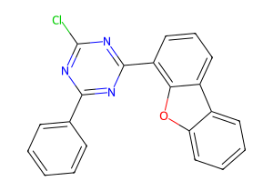 2-Chloro-4 - (1-dibenzofuranyl) - 6-phenyl-1,3,5-triazineine