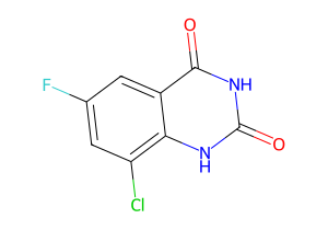 2,4(1H,3H)-Quinazolinedione, 8-chloro-6-fluoro-