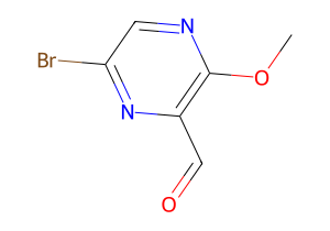 2-Pyrazinecarboxaldehyde, 5-bromo-3-methoxy-